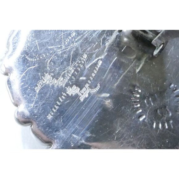 Signed Frederick Jean Duclos Bold Sterling Silver Electroform Striped Dome Earri - Picture 10 of 14